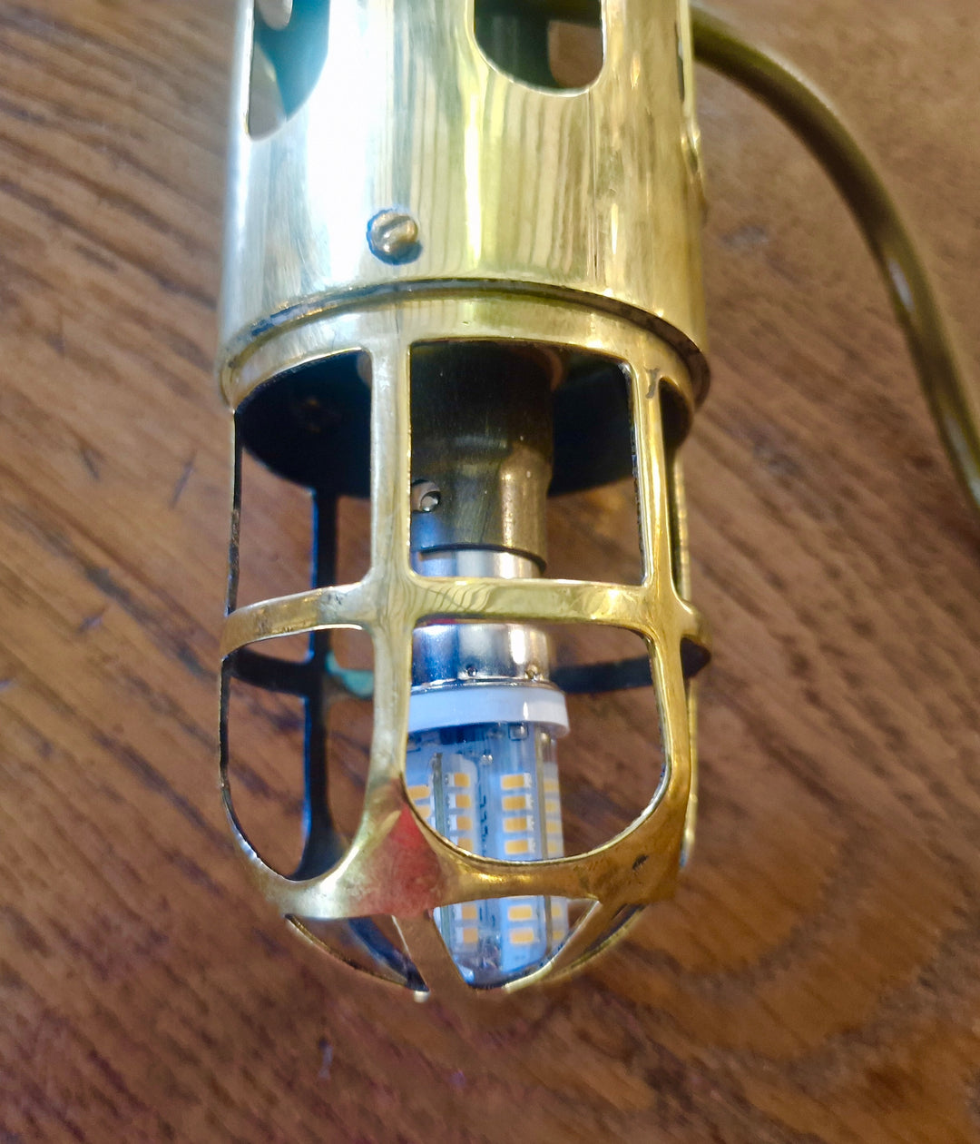 Lucas Brass Inspection Lamp