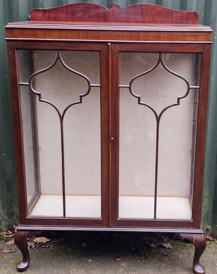 Mahogany Display Cabinet