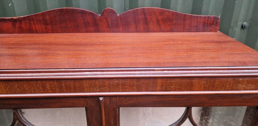 Mahogany Display Cabinet