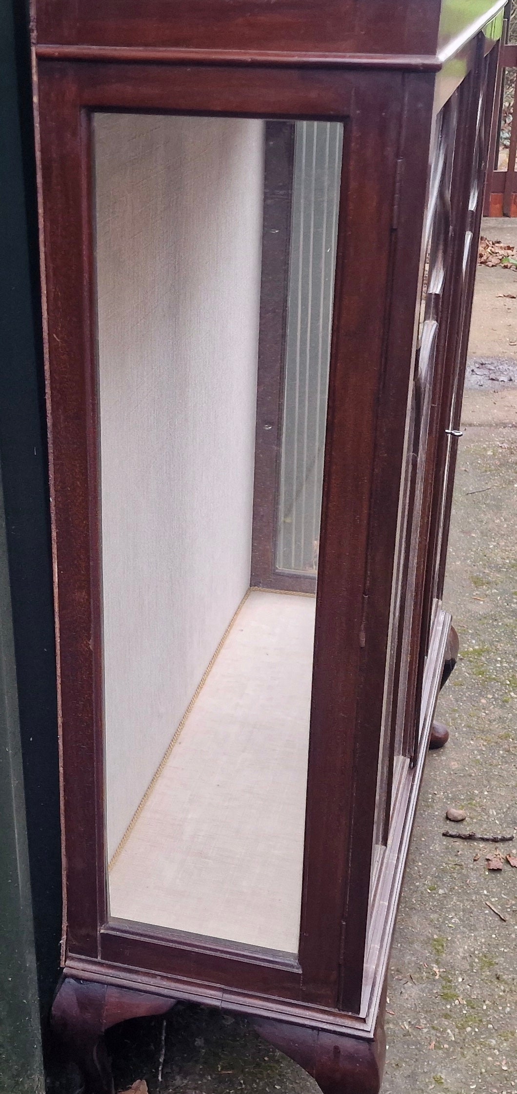 Mahogany Display Cabinet