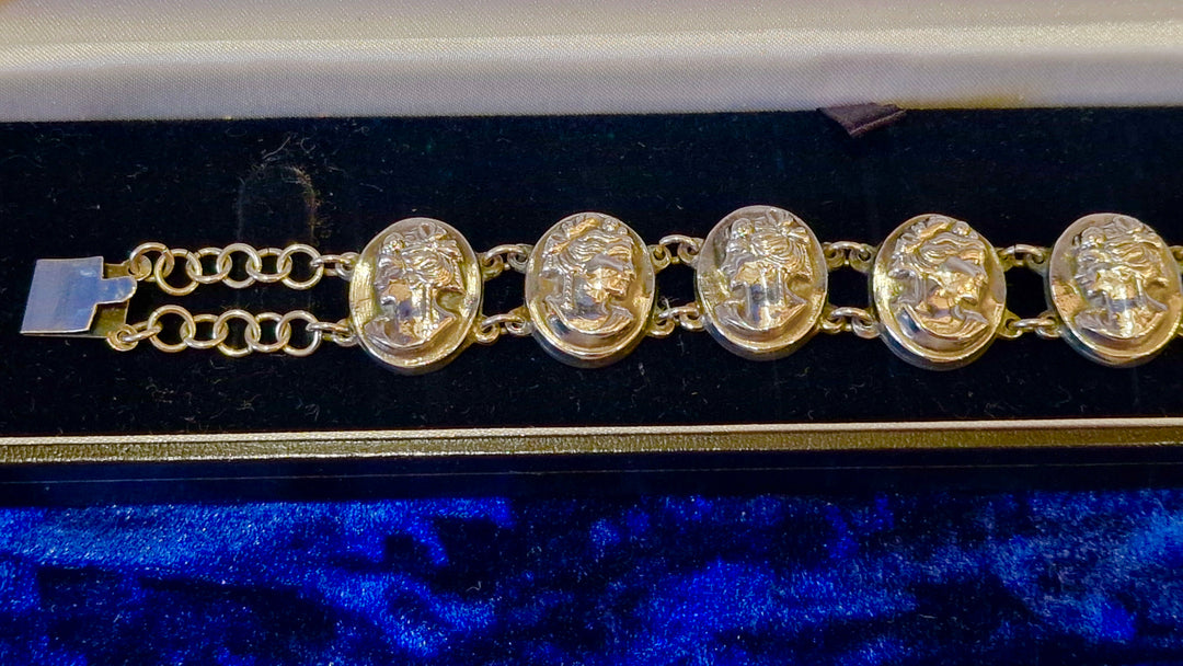 Antique Art Nouveau Link Bracelet