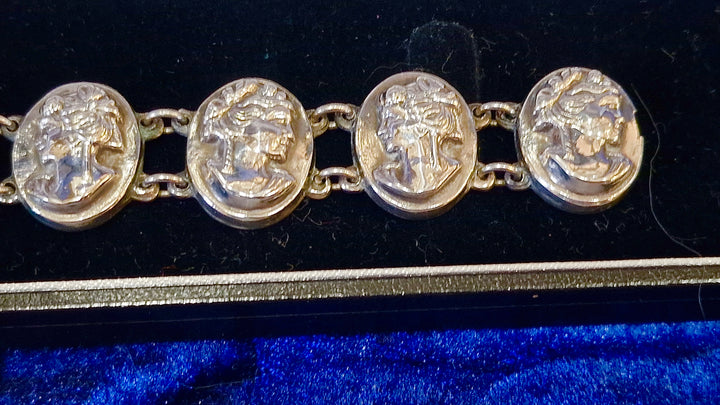 Antique Art Nouveau Link Bracelet