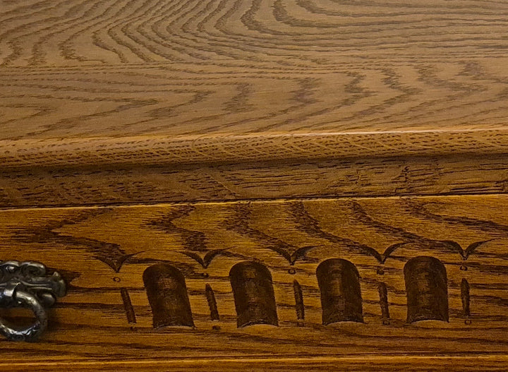 Vintage Solid Oak Chest