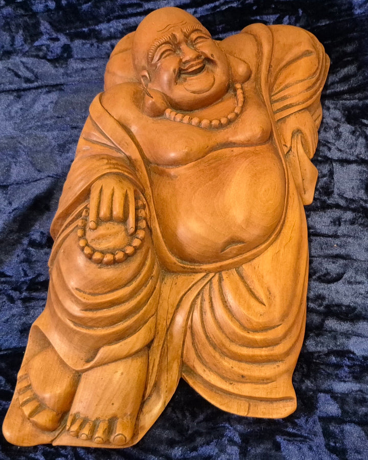 Hand Carved Wooden Budha