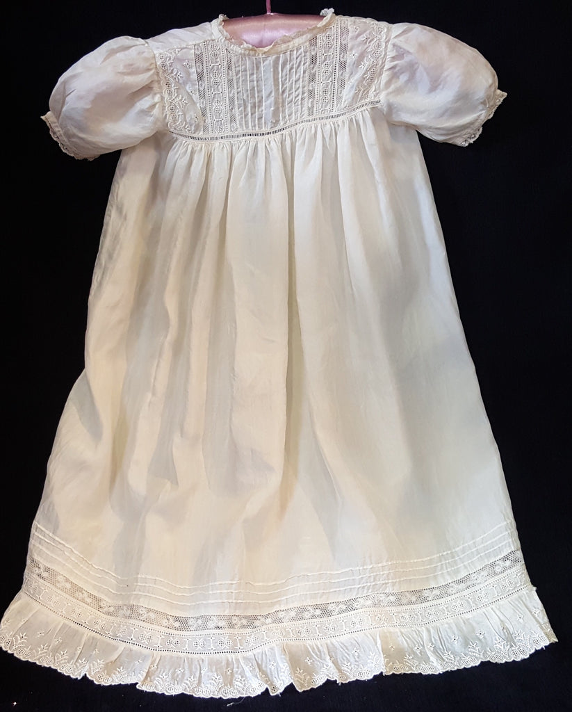 Silk Christening Gown. 